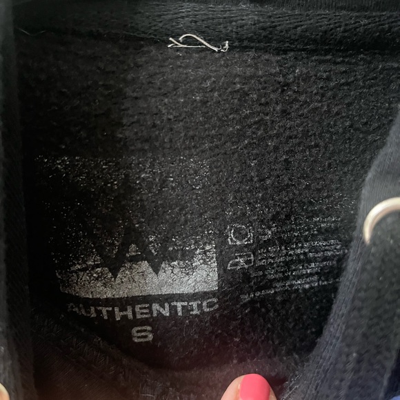 WWE Black Hoodie with Red, White, and Blue ATL Design - Picture 5 of 5